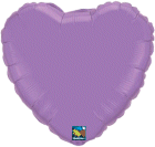 Hearts Mylar Ballons Violet QH12892